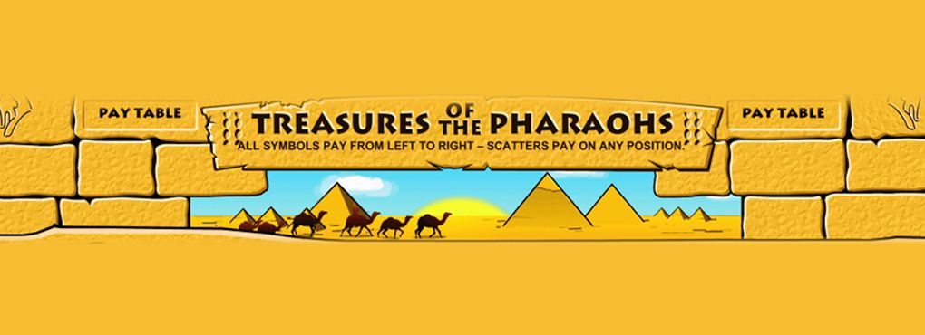 Treasures of Pharaohs 1 Line Slots