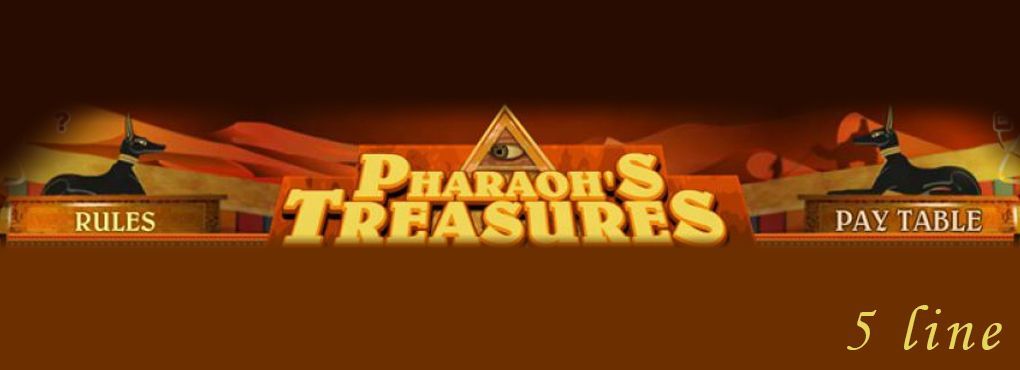 Treasures of Pharaohs 5 Line Slots