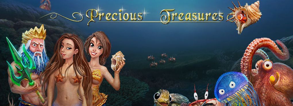 Beautiful Mermaids in Precious Treasures Slots