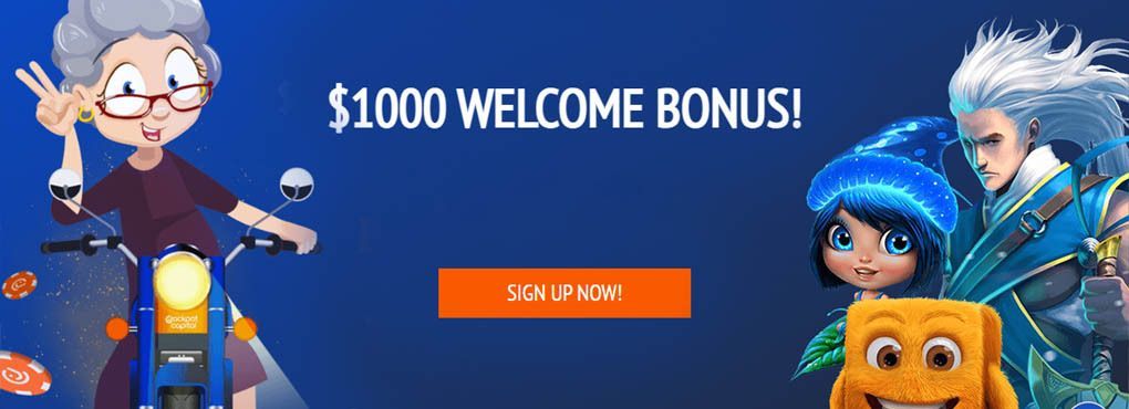 100% Mobile Crystal Waters Bonus at Jackpot Capital